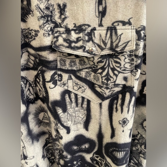 🖤Gorgeous Vintage Rare Mostly Wool (Junior) John Paul Gaultier Skirt 40” - Picture 8 of 16